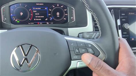 You can switch Lane Assist on or off in the instrument cluster display by going to assist systems. . How to turn off lane assist vw atlas